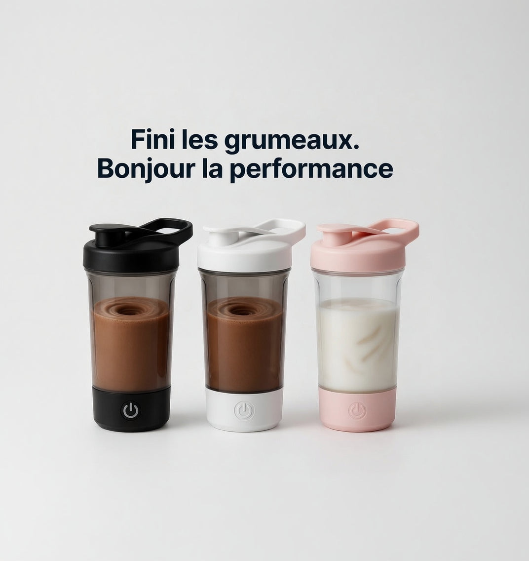 Shaker Électrique Pro — Mélange Automatique 650ml